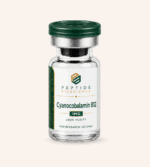 Cyanocobalamin B12 vial for research, 1mg, pure and sterile.