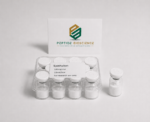 Epithalon peptide vials with Peptide Bioscience logo in background.