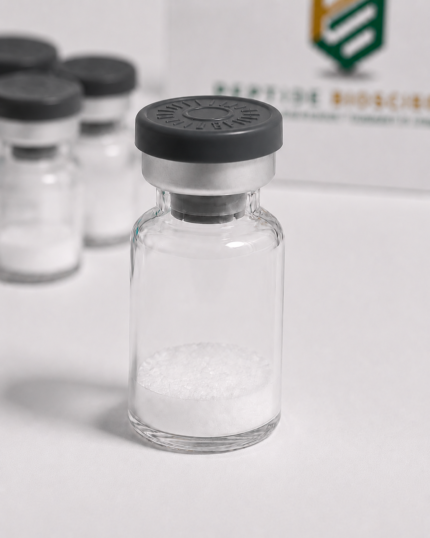 Vial of Argireline peptide for skincare and anti-aging treatments.