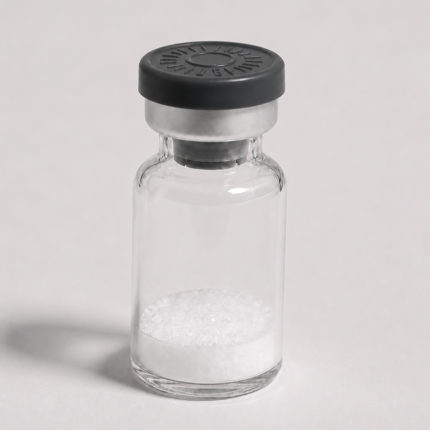 Ipamorelin peptide vial for research and medical use.