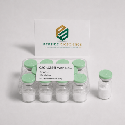 CJC-1295 with DAC peptide vials for research use from Peptide Bioscience.