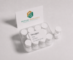 Vesugen peptide vials with Peptide Bioscience logo and label.